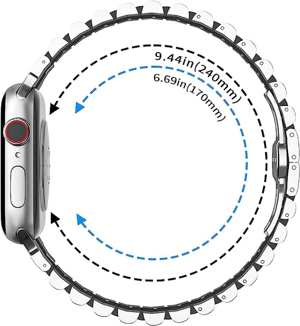 Silver_And_Black_Stainless_Steel_Watch_Bands_For_Apple_Watch_Band_(Thin_Stainless_Steel_Formal_Use)