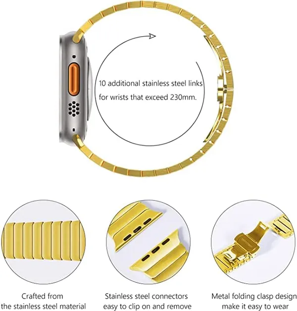 Stainless_Steel_Link_Band_for_Apple_Watch_Butterfly_Buckle