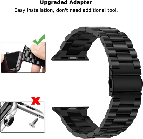 Black_Stainless_Steel_Watch_Bands_For_Apple_Watch