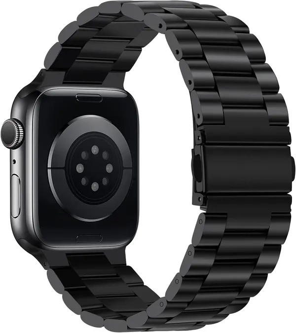 Black_Stainless_Steel_Watch_Bands_For_Apple_Watch
