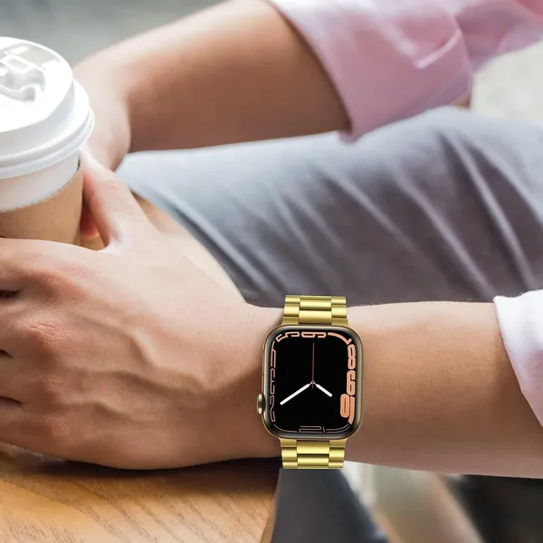 Gold_Stainless_Steel_Watch_Bands_For_Watch_Strap