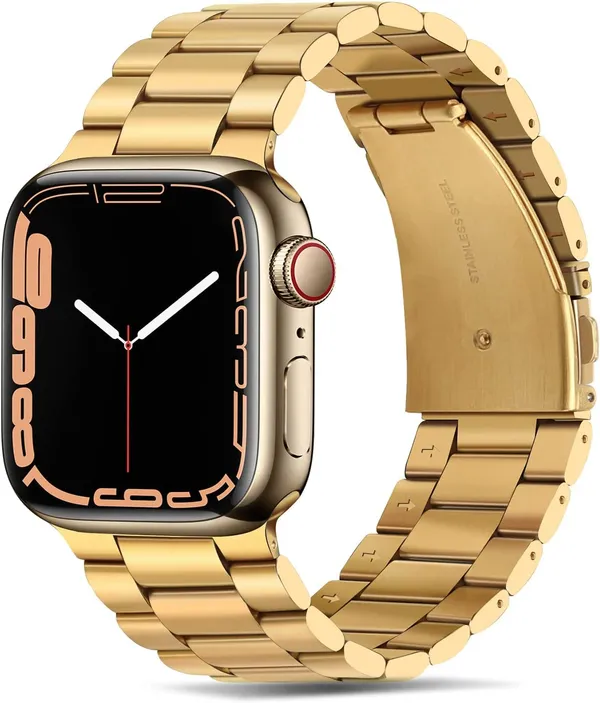 Gold_Stainless_Steel_Watch_Bands_For_Watch_Strap