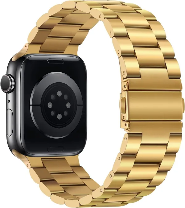 Gold_Stainless_Steel_Watch_Bands_For_Watch_Strap