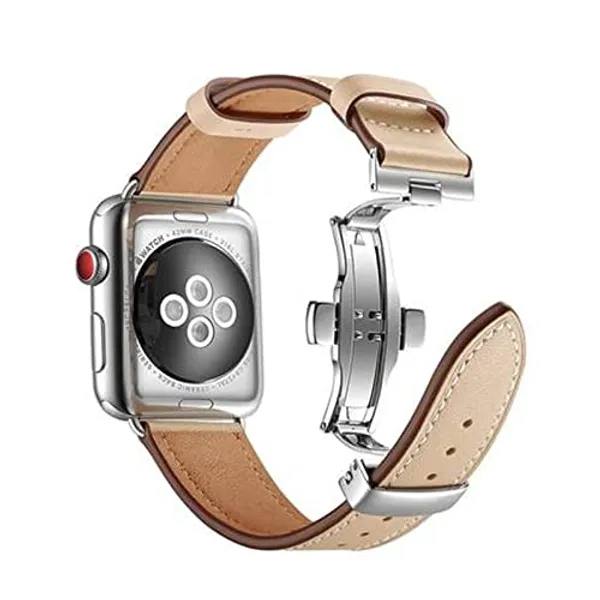 Beige_PU_Leather_Watch_Bands_For_Apple_Watch_Band_(Leather_Formal_+_Premium_Use)