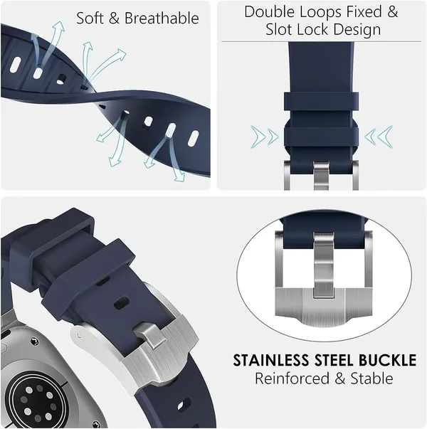Blue_And_Silver_Silicone_Watch_Bands_For_Apple_Watch_Band_(Sport_+_Daily_Wear,_Secure_Fit)