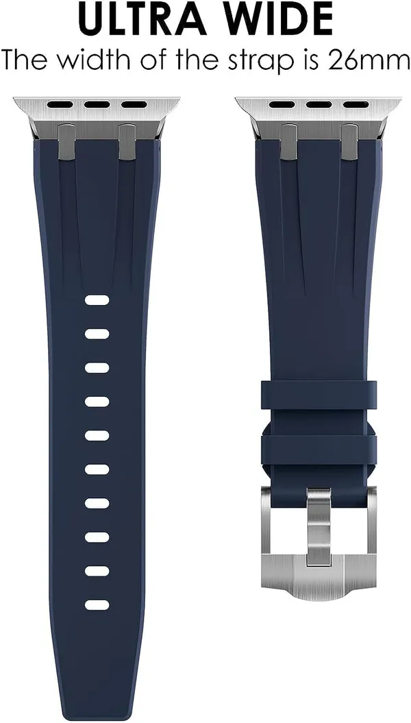 Blue_And_Silver_Silicone_Watch_Bands_For_Apple_Watch_Band_(Sport_+_Daily_Wear,_Secure_Fit)