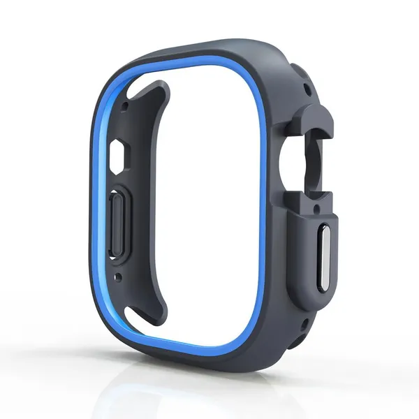 Blue_Thermoplastic_Polyurethane_Rugged_Case_For_Apple_Watch