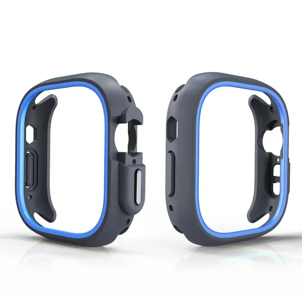 Blue_Thermoplastic_Polyurethane_Rugged_Case_For_Apple_Watch