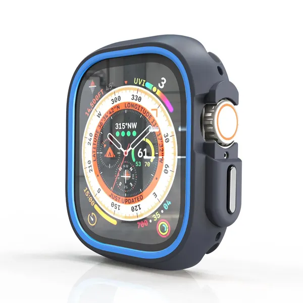 Blue_Thermoplastic_Polyurethane_Rugged_Case_For_Apple_Watch