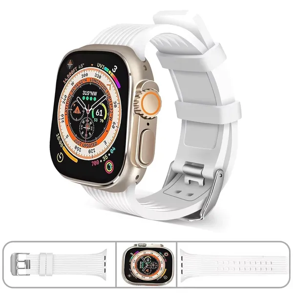White_Silicone_Watch_Bands_For_Apple_Watch_Band_(Sport_Silicone_Dual_Lock_Use)