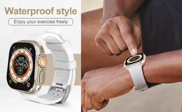 White_Silicone_Watch_Bands_For_Apple_Watch_Band_(Sport_Silicone_Dual_Lock_Use)