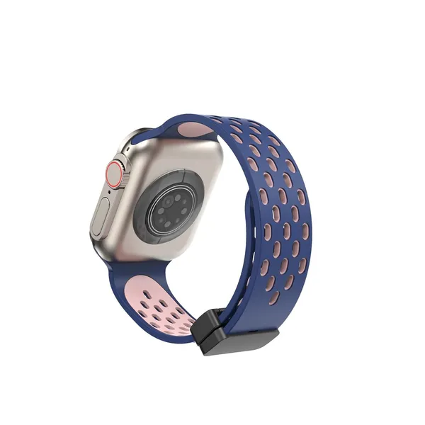 Blue_And_Pink_Silicone_Watch_Bands_For_Watch_Case
