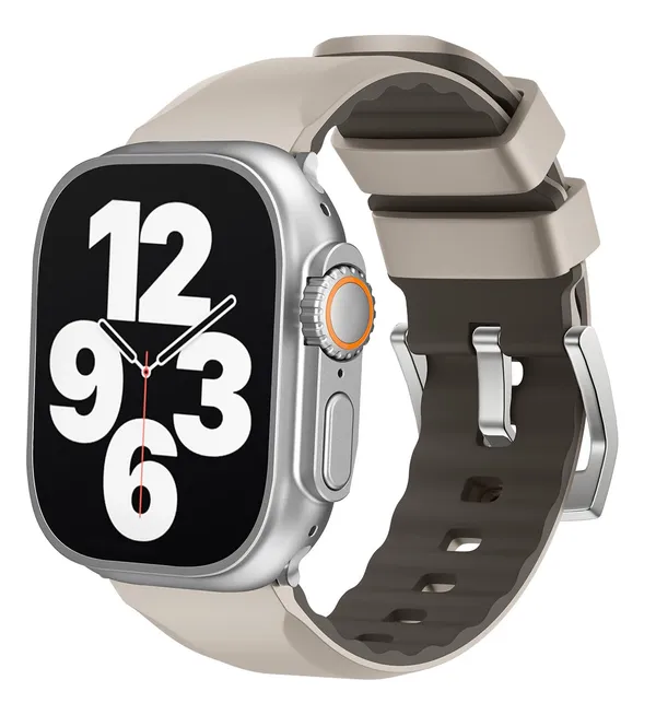 White_Silicone_Watch_Bands_For_Apple_Watch_Band_(Sport_Textured_Rugged_Use)