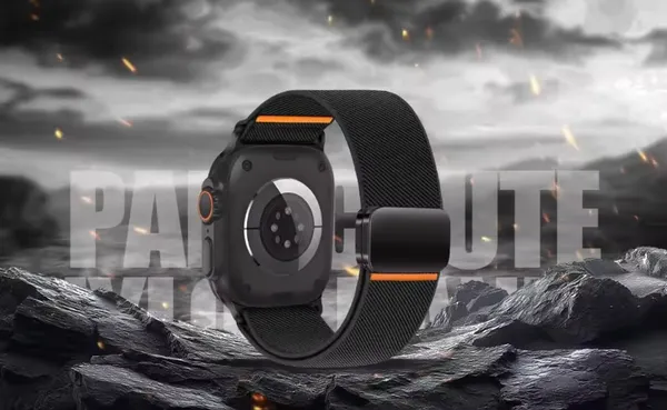 Grey_Nylon_Watch_Bands_For_Apple_Watch