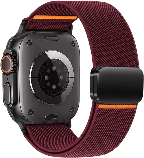 Maroon_Nylon_Watch_Bands_For_Watch_Strap
