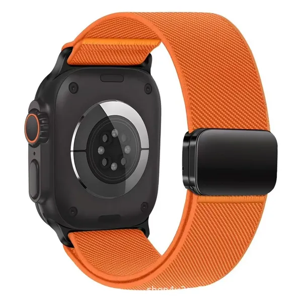 Orange_Nylon_Watch_Bands_For_Apple_Watch