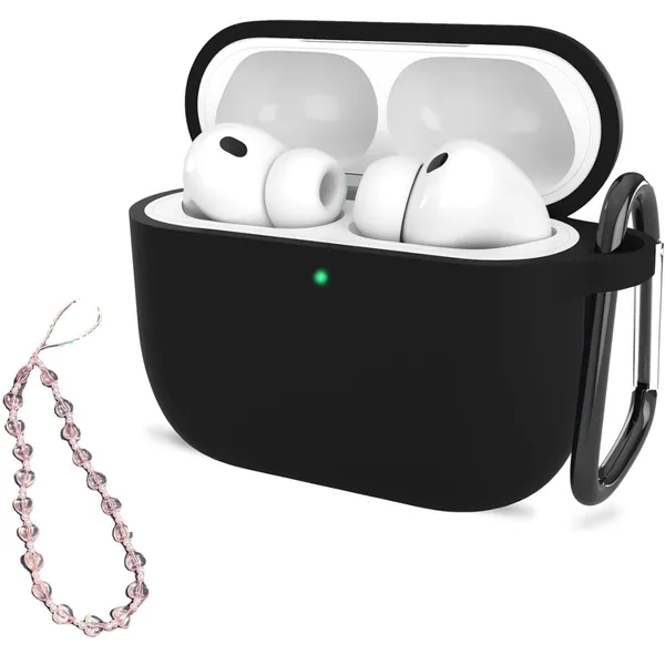 Black_Silicone_Airpods_Cases_For_Watch_Strap