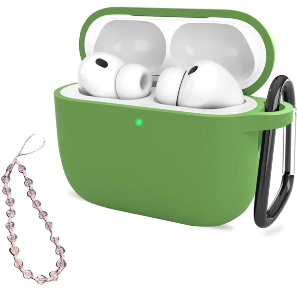 Light_Green_Silicone_Airpods_Cases_For_Earbuds_Case_Cover