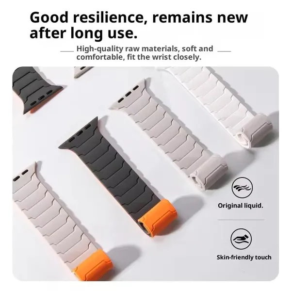 Magnetic_Silicone_Sport_Strap_for_Apple_Watch_Dual_Tone