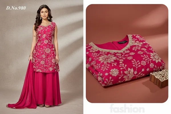Pink_Star_Georgette_Embroidered_Sharara_Suit_Set_For_Women