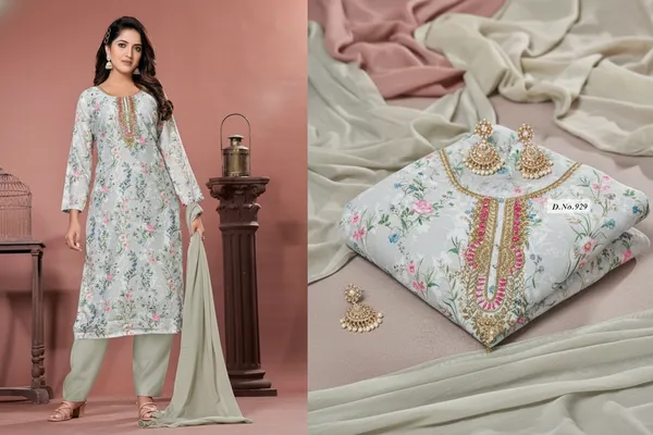 Off_White_Star_Georgette_Embroidered_Floral_Salwar_Suit_Set_For_Women