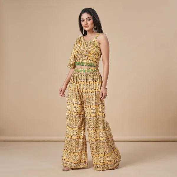 Yellow_Star_Georgette_Embellished_Anarkali_Gown_For_Women
