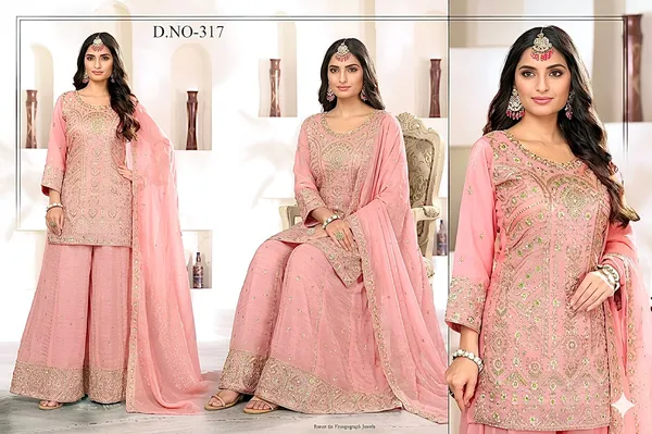 Pink_Star_Georgette_Embroidered_Gharara_Set_For_Women