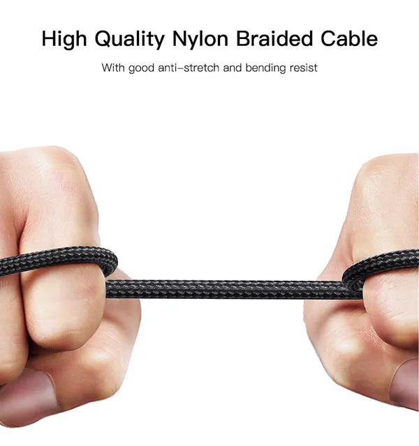 YESIDO_CA106_Usb_A_To_Lightning_Charging_Cable_1.2M_Nylon_Braided