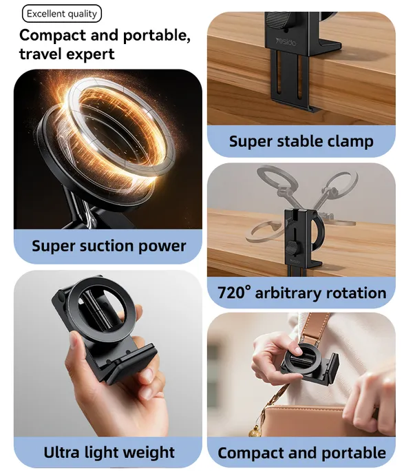 Yesido_C298_-_Abs_Zinc_Alloy_Spring_Clamp_Magnetic_Car_Phone_Mount