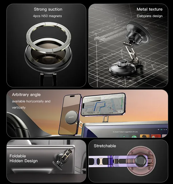 Yesido_C199_-__Magnetic_Flexible_Arm_270_Degree_Car_Phone_Holder