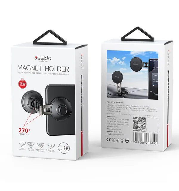 Yesido_C199_-__Magnetic_Flexible_Arm_270_Degree_Car_Phone_Holder