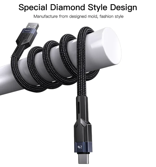 Yesido_CA106_USB_A-_USB_C__Charging_Cable_1.2M_Nylon_Braided