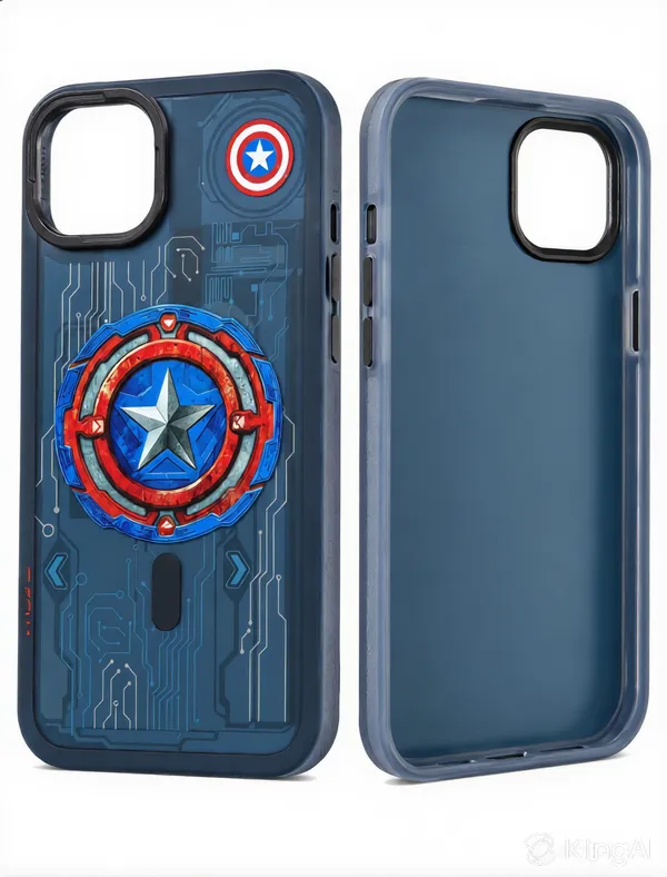Shield_Style_Hard_Shell_Case_for_iPhone_15_Magnetic_Wireless_Charging_Compatible_Shockproof_Protective_Cover