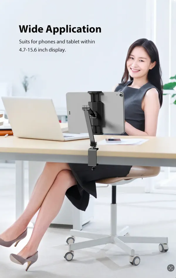 Adjustable_Aluminium_Tablet_and_Mobile_Desk_Mount_Stand_Clamp_Holder-BLACK