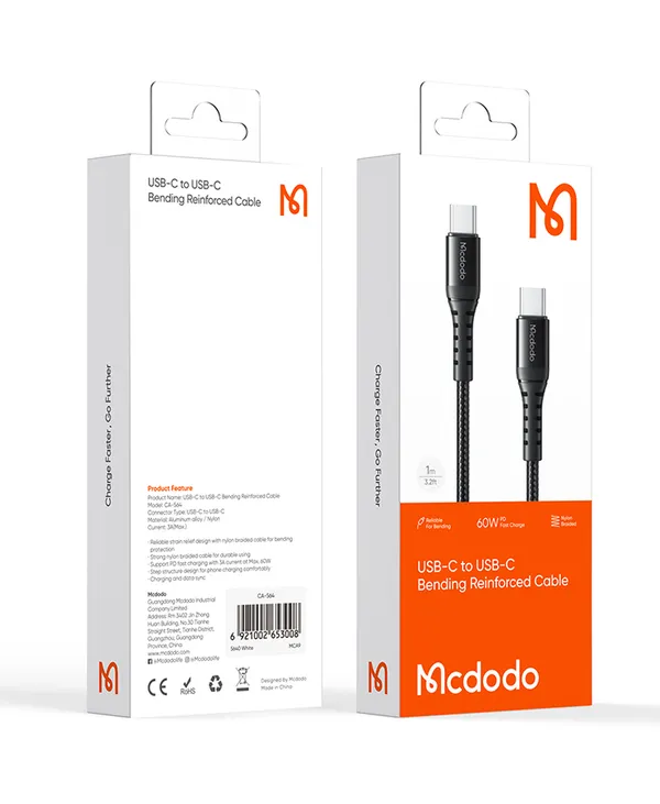 Mcdodo_60W_Usb-C_To_C_0.2M_Fast_Charging_Cable_For_Iphone_&_Ipad