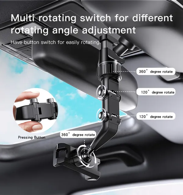 Yesido_C192_-_Multi-Joint_360_Degree_Rotating_Rearview_Mirror_Phone_Mount