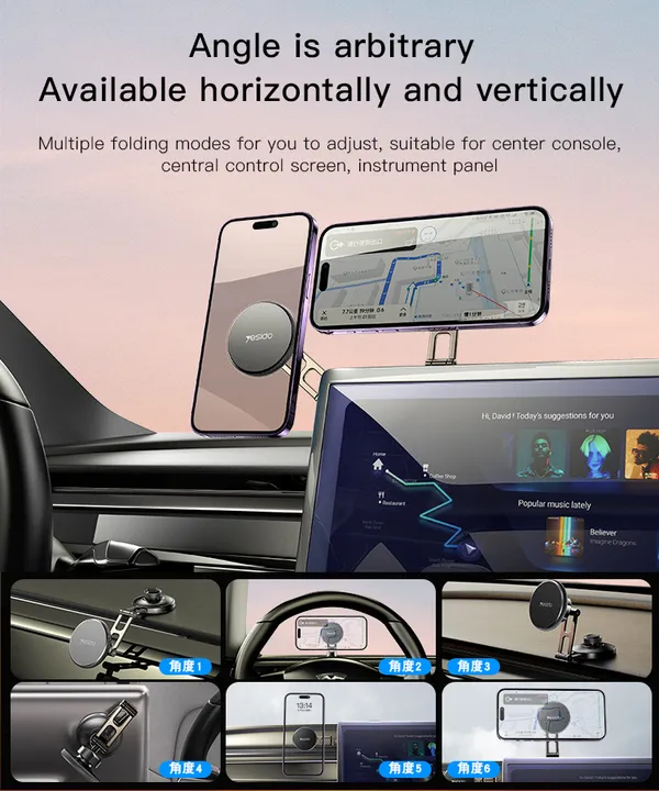 Yesido_C199_-__Magnetic_Flexible_Arm_270_Degree_Car_Phone_Holder