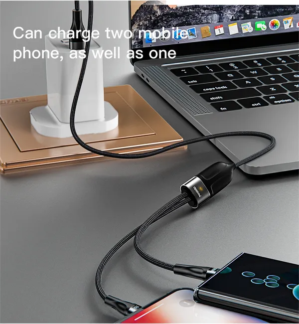 Yesido_CA87__100W_Usb-C_To_Type-C_And_Lightning_2-In-1_Cable