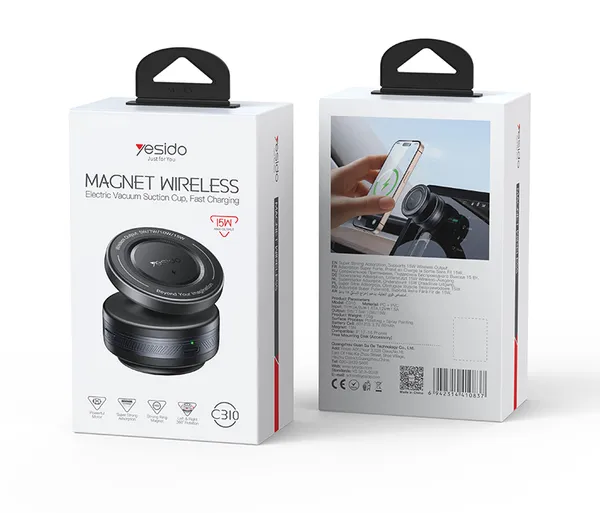 Yesido_C310_-__Wireless_Charging_Magnetic_Vacuum_Suction_Car_Mount