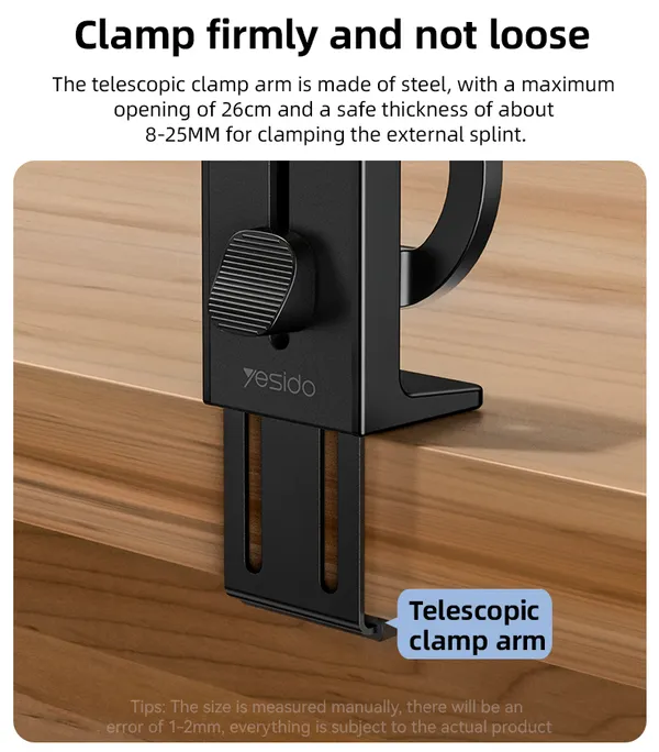 Yesido_C298_-_Abs_Zinc_Alloy_Spring_Clamp_Magnetic_Car_Phone_Mount