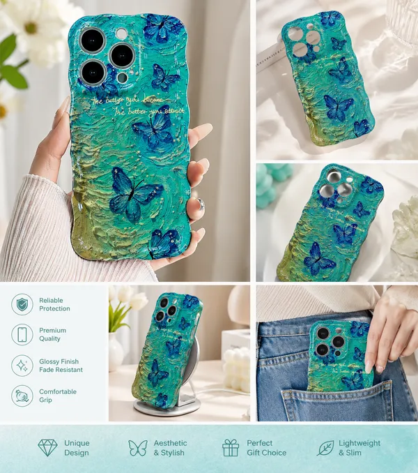 Blue_Butterfly_Artistic_Textured_Case_for_iPhone_16_Pro