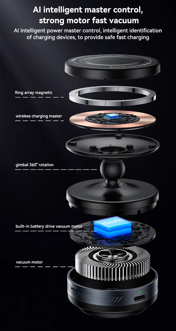 Yesido_C310_-__Wireless_Charging_Magnetic_Vacuum_Suction_Car_Mount