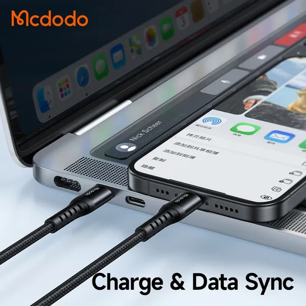 Mcdodo_60W_Usb-C_To_C_0.2M_Fast_Charging_Cable_For_Iphone_&_Ipad
