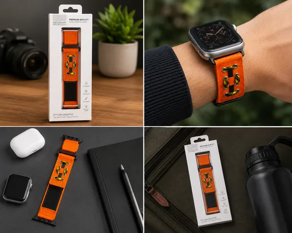 Tactical_Nylon_Loop_Watch_Strap_for_Apple_Watch_Ultra_and_Series_Orange_Black_Adjustable_Sports_Band