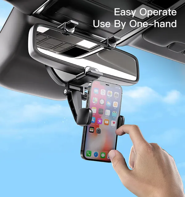 Yesido_C193_U-Shape_Rearview_Mirror_Car_Phone_Mount