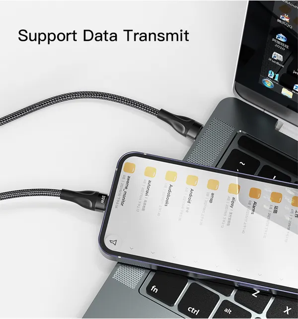 Yesido_CA87__100W_Usb-C_To_Type-C_And_Lightning_2-In-1_Cable