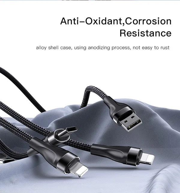Yesido_CA111__Usb-A_TO_Lightning_&_Type_C_Multi-Device_Fast_Charging_Nylon_Braided_Cable