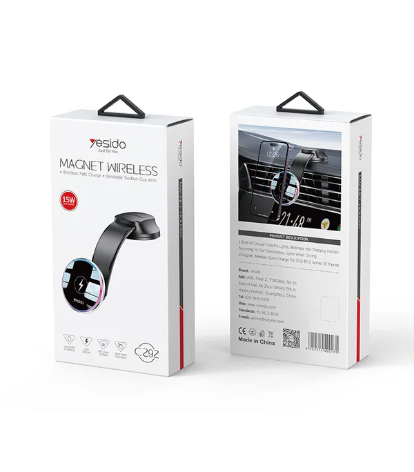 Yesido_C292_-_Magsafe_15W_Wireless_Charging_Car_Vent_Mount