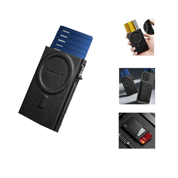 ZHUSE_Magsafe_Card_Holder_-_Black