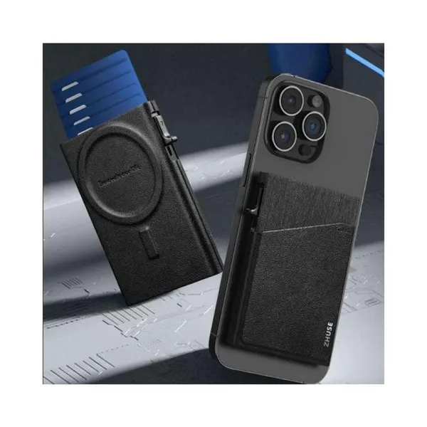 ZHUSE_Magsafe_Card_Holder_-_Black